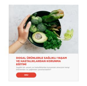 Doğal Ürünlerle Sağlıklı Yaşam